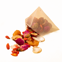 Tisane Détox Naturelle Yoni pour le Bien-être Féminin - Mélange de Canneberges, Dattes et Baies de Goji - 10 Sachets de Thé en Pyramide - Soulage les Douleurs Menstruelles