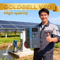 Invertisseur solaire triphasé Goldbell 380V pour l'irrigation des serres, les puits agricoles et l'alimentation en eau du bétail