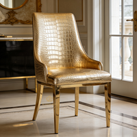 Cuir de vachette véritable de qualité supérieure, grain de crocodile embossé, chaises, canapés et armoires de luxe, accessoires de rembourrage sur mesure