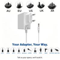 Adaptateur d'alimentation CCTV MYIXI 230V 24V AC DC à commutation, 5V-12V 3A-4.8A, matériau ABS PC, certifié CE
