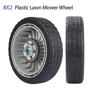 Lawn Mower <b>Wheels</b> 8 Inch Rear <b>Wheel</b> Assembly Replacement 42710-VE2-M02ZE Drive Gear <b>Plastic</b> <b>Wheels</b> - Product Image 1
