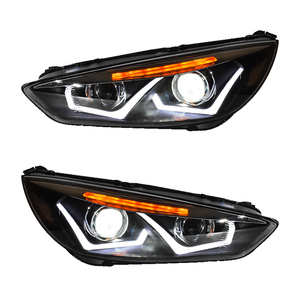 Đèn pha YU GUANG Plug and Play cho Ford <span class=keywords><strong>Focus</strong></span> MK3 2015-2018, đèn pha <span class=keywords><strong>LED</strong></span> độ, phụ kiện ô tô, thấu kính đèn pha projector - Product Image 1