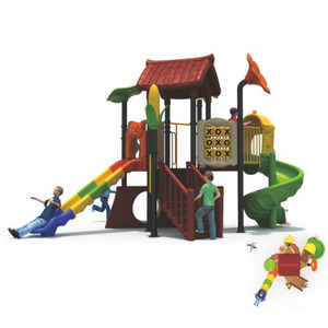 Ensemble de balançoires d'extérieur <span class=keywords><strong>avec</strong></span> <span class=keywords><strong>toboggan</strong></span>, grand <span class=keywords><strong>toboggan</strong></span> en plastique pour enfants d'extérieur, fabricant d'équipements de terrain de jeux communautaires - Product Image 2