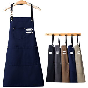 Grembiule da Cucina in Tela Personalizzato con Logo Stampato, Impermeabile, Durevole, Lavabile, Riutilizzabile, per Baristi, Uniforme da Caffetteria, Accessori da Cucina - Product Image 1