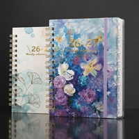 Carnet de prière chrétien personnalisé A5 vintage, couverture rigide, agenda d'étude biblique, notes dévotionnelles, carnet à spirales