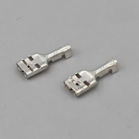 Terminaux de sertissage en alliage de zinc DJ622-D6.3A/B/C, série 6.3, plaqués étain, pressés à froid, pour câblage automobile