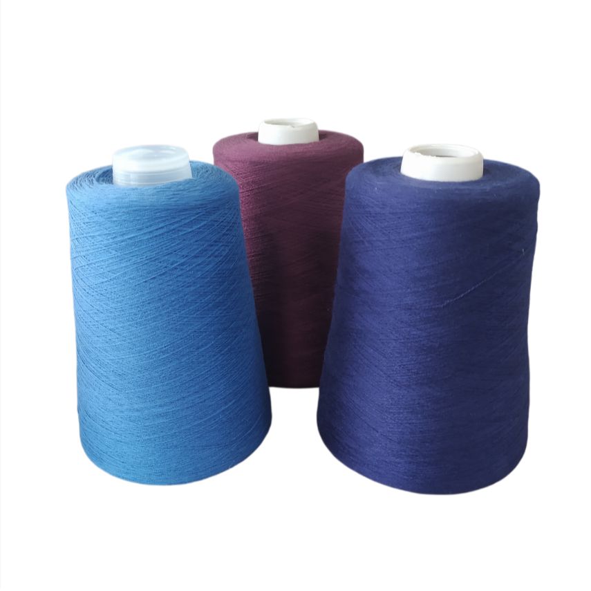 YZ6260 28S/2 VORTEX Core-spun Yarn Dyed Viscose/Nylon Eco-Friendly Soft Anti-pilling Skin Friendly High Appearance Breathable