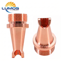 Nosel Pengelasan Laser Serat SUP QILIN HANWEI WSX Ujung Mesin Las Genggam 1000W 1500W 2000W 3000W Nosel Pemotong Tembaga Merah