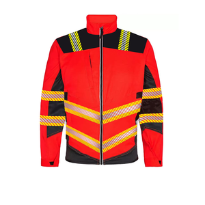 Veste de sécurité réfléchissante haute visibilité certifiée ANSI Classe 2 EN 20471, logo personnalisé, couleur, tailles S-4XL, vêtements de travail OEM/ODM - Product Image 3