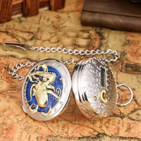 Montre à chaîne pour homme Montres de poche pour la fête des pères Papa