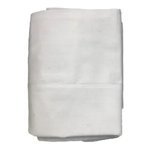 भारी शुल्क बहु-प्रयोजन सफेद रंग 100% कपास कैनवास तिरपाल निविड़ अंधकार आउटडोर उपयोग