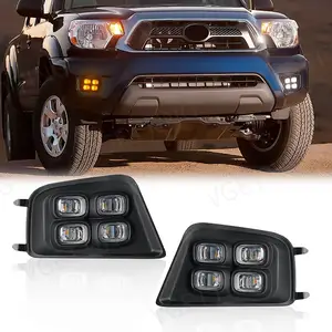 Car Accessories Front Bumper Fog Lamp Headlights LED DRL Daytime Running Lights for Toyota Tacoma 2012 2013 2014 2015