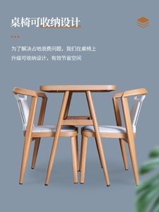 Mesas <span class=keywords><strong>y</strong></span> <span class=keywords><strong>sillas</strong></span> pequeñas <span class=keywords><strong>para</strong></span> <span class=keywords><strong>terraza</strong></span> al aire libre, muebles sencillos <span class=keywords><strong>de</strong></span> lujo <span class=keywords><strong>para</strong></span> jardín, 3 piezas - Product Image 4