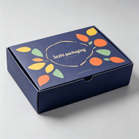 Boîte d'expédition en papier écologique fabriquée en Chine, emballage personnalisé, boîte pliante en carton ondulé E Flute recyclable avec logo
