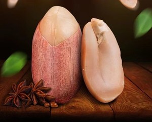 Cây Trồng Mới Rang Chiên Nướng Nguyên Liệu Màu Đỏ Da Đậu Phộng Hạt Nhân Với Da - Product Image 3