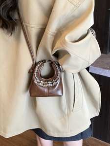 Nuevo diseño de bolso de mano mini de lujo con botón, bolso pequeño, moderno, estilo urbano minimalista, lindo bolso de mano para mujer - Product Image 6