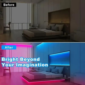 Tira de <span class=keywords><strong>Luces</strong></span> <span class=keywords><strong>LED</strong></span> <span class=keywords><strong>RGB</strong></span>, Sincronización con Música por Aplicación, <span class=keywords><strong>USB</strong></span> 5V, <span class=keywords><strong>Luces</strong></span> <span class=keywords><strong>LED</strong></span>, Cinta Flexible de Diodos para Retroiluminación de TV, Decoración de Habitaciones y Fiestas - Product Image 4