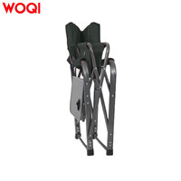 WOQI Cadre en fer Chaise de réalisateur pliante Porte-gobelet Table d'appoint-Durable Portable Design moderne Camping en plein air Pêche Plage Parc