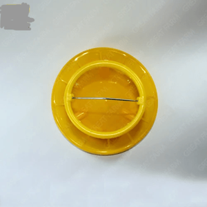 Seau d'alimentation en plastique jaune FT05 pour poulets de chair, capacité 10 kg, en vente – Seau à poulet, mangeoire pour volailles - Product Image 4