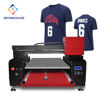 Refinecoloor-impresora de inyección de tinta para camisetas, tamaño A1, DTG, 6090, impresora Digital plana, máquina de Impresión textil