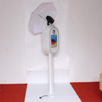 Stasiun Berbagi iPad Berkualitas Tinggi 2024, Kamera Photo Booth untuk Acara Pernikahan, Ring Light Portabel dengan Flight Case