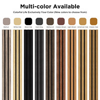 Paneles Acústicos Decorativos de Madera para Interiores, Ecológicos, Insonorizantes, Tipo Akupanel, Gran Venta