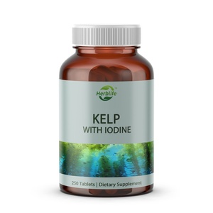 OEM/ODM Hot Selling Kelp with Iodine Supplement, Support Thyroid Health, Immune System & <b>Metabolism</b>, 250 Tablets - Product Image 1