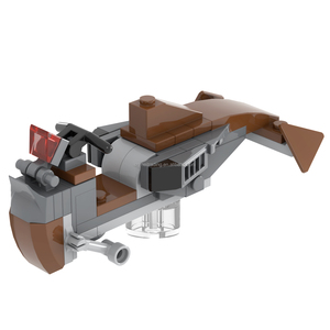 Ladrillos MOC, Guerras Espaciales, Transporte de <span class=keywords><strong>Tropas</strong></span> Imperiales 614-AvA, Motocicleta Speeder, Balutar-class Swoop, Conjuntos de Ladrillos de Construcción, Bloques de Construcción - Product Image 6