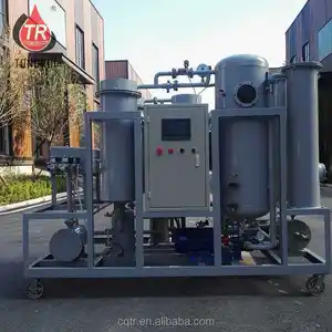 Mobile Vacuum Turbine Oil filtration Machine Lubricating Oil water separate Plant