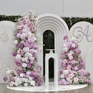 زهور اصطناعية وردية وبنفسجية لتزيين حفلات الزفاف وأعياد الميلاد وحفلات استقبال المولود وخلفيات المسرح وأقواس الكيك وطاولات الديكور - Product Image 4