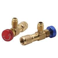 R410 R22 Outil de réfrigération Adaptateur de soupape de sécurité de climatisation Réparation de climatisation et soupape de sécurité liquide au fluorure