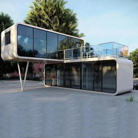 Apple Cabin Villas préfabriquées Design de luxe moderne Maisons Apple Cabin personnalisées haut de gamme adaptées à divers environnements