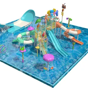 制造商海洋主题水上公园游泳池玻璃纤维水上公园设备出售