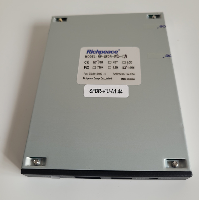 Floppy Emulator for Tajima TEJT Machine SFDR-VIU-A1.44