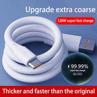 Cable de Datos USB Dos en Uno de Carga Rápida de 120 W/6 A, Carga Rápida/Datos, IP, Tipo C, Micro, Cable Único Totalmente Compatible