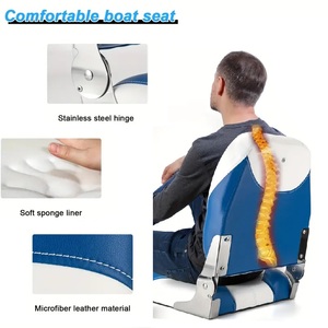 Deluxe Customized Folding <strong>Boat</strong> Marine <strong>Seat</strong> Low Back Waterproof Fishing <strong>Boat</strong> <strong>Seats</strong> With Sponge Padding - Product Image 2