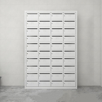 Buzón Moderno Ajustable de Acero Inoxidable Impermeable para Apartamentos, Almacenamiento Exterior de Cartas y Paquetes con Cerradura para el Hogar