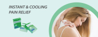 CSI personnalise le patch analgésique topique de soulagement de la douleur de gel de refroidissement de menthol pour la douleur articulaire de muscle de genou apaisant