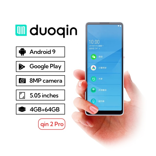 Popular Low Price Wholesale Duoqin2pro 5.05 Inch 4G Android Smartphone Qin2pro Retail Free Shipping