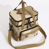 Sac isotherme pliable grande capacité LeTu en tissu Oxford camouflage, double couche, pour pique-nique