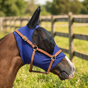 Voile anti-mouches Euro Cavall pour chevaux - Empêche les piqûres de mouches et de moustiques - Soins équestres de qualité supérieure - Product Image 3