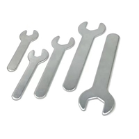 Clé à fourche plate hexagonale galvanisée Outils à main en acier au carbone M4 M5 M6 M7 M8 M10 M11 M12 M13 M14 M15 M16 M17 M18 M19 OEM