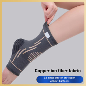 Cavigliera Compressiva Personalizzabile <span class=keywords><strong>con</strong></span> Logo, agli Ioni di Rame, per Rimozione Batteri, Mantenimento Asciutto e Supporto per Fascite <span class=keywords><strong>Plantare</strong></span> - Product Image 4