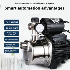 مضخة تعزيزية كهربائية من الفولاذ المقاوم للصدأ، مضخة ضغط، مضخة نفاثة - Product Image 3