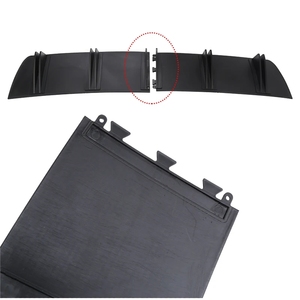 Diffuseur de pare-chocs arrière universel pour voiture, en ABS, style aileron double, style aileron de requin, profilé, anti-collision 2 en 1 - Product Image 5