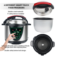 Autocuiseur commercial marmite intérieure en acier inoxydable alliage d'aluminium multifonction intelligent de 8L 10L 12L