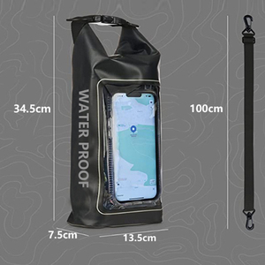 Vente en gros Petits sacs d'extérieur 2 L Sacs étanches Qualité PVC TPU Sac étanche pour téléphone avec bandoulière - Product Image 3