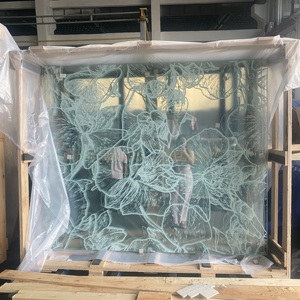 Heavy Duty Enamel Coated Laminated Toughened <b>Glass</b> Anti Break Sheet For Exhibition Hall Wall And Decor Screen Works - Product Image 1