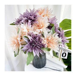 <span class=keywords><strong>Flor</strong></span> de Anémona Marina Artificial Natural de Alta Calidad PPS, Flores de Anémona Marina de Seda de 42 cm para Decoración del Hogar - Product Image 5
