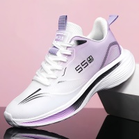 Chaussures de course d'extérieur Saucony haut de gamme, absorption des chocs, résistantes à l'usure, semelle épaisse, baskets Saucony 9 argentées